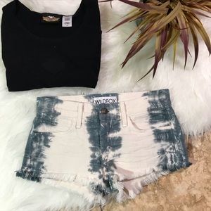 Wildfox Tie Dye Boho Cutoff Shorts